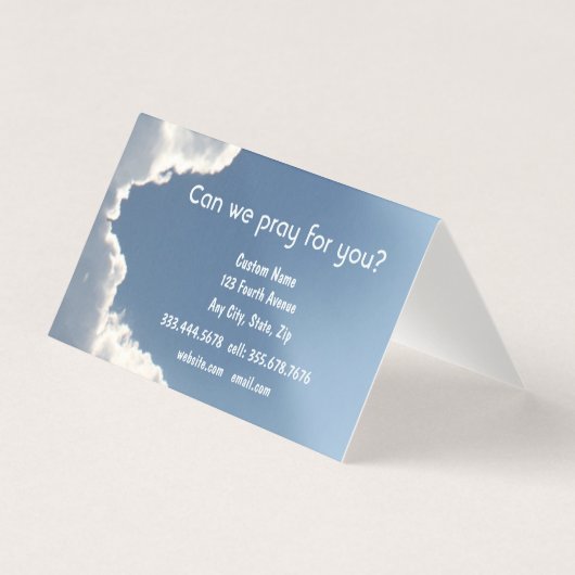 Clouds Sunlight Col 3: 12, Evangelism Card (正面)