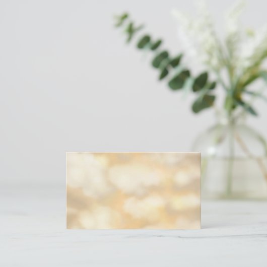 Clouds Sunset Sky Lightworker Business Cards 名刺 (スタンド正面)