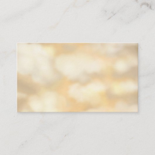 Clouds Sunset Sky Lightworker Business Cards 名刺 (正面)