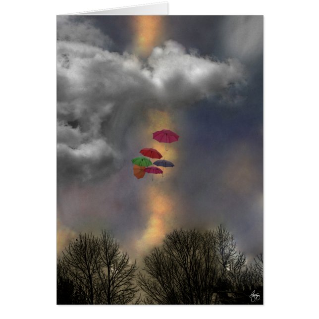 Cloudscapeの傘 (正面)