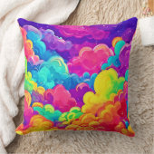 Cloudscapeアカラフルート クッション (ブランケット)