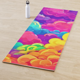 Cloudscapeアカラフルート ヨガマット