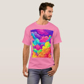 Cloudscapeアカラフルート Tシャツ (正面フル)