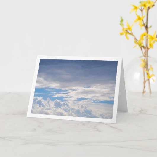Cloudscape背景 カード (黄色い花)
