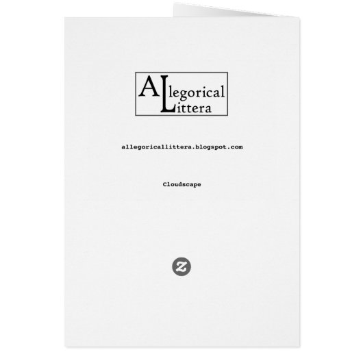 Cloudscape、カード (裏面)