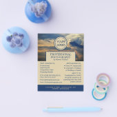 Cloudscape、写真、フォトグラファー、フライヤーを雇う チラシ (シングル)