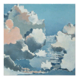Cloudscape, beautiful 絵画's by Paul Nash ポスター