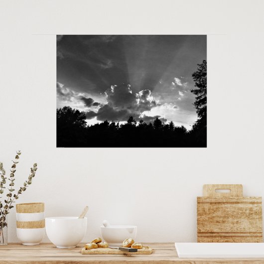 Cloudscape / Noir, ポスター (キッチン)