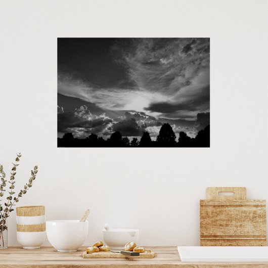 Cloudscape / Noir, ポスター (キッチン)