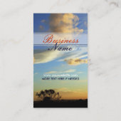 Cloudscape Sky名刺 名刺 (裏面)