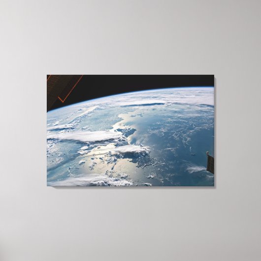 Cloudscapesスマのまわりにトラ，インドネシア。 キャンバスプリント (正面)