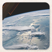 Cloudscapesスマのまわりにトラ,インドネシア。 スクエアペーパーコースター (正面)