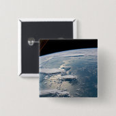 Cloudscapesスマのまわりにトラ,インドネシア。 缶バッジ (正面&裏面)