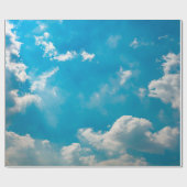 Cloudy and blue sky backgroundabstract, air, area, ラッピングペーパー (フラット)