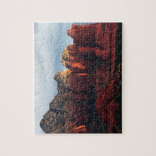 Cloudy Coffee Pot Rock in Sedona Arizona ジグソーパズル (縦)