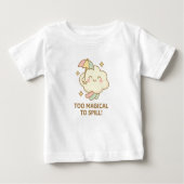 Cloudy Cuddle – Rainy Day Joy   ベビーTシャツ (正面)