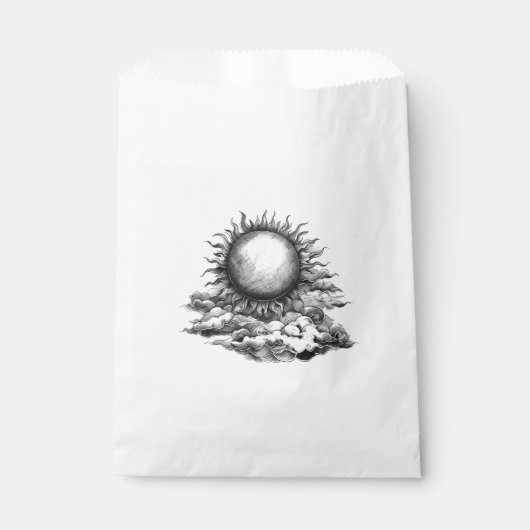 Cloudy Sun フェイバーバッグ (正面)