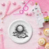 Cloudy Sun ペーパープレート (パーティー)