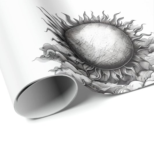 Cloudy Sun ラッピングペーパー (ロールコーナー)