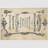 Clouterie Label Decopage紙 薄葉紙 (正面)