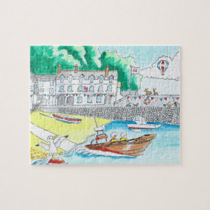 Clovelly, Devon, England Jigsawパズル ジグソーパズル