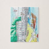 Clovelly, Devon, England Jigsawパズル ジグソーパズル (縦)