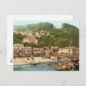Clovelly Harbor, Torridge, Devon, c.1895 ポストカード (正面/裏面)