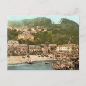 Clovelly Harbor, Torridge, Devon, c.1895 ポストカード (正面)