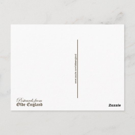 Clovelly, North Devon, England c.1895 ポストカード (裏面)