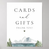 CLOVER Bohoマウンテンレイクカードとギフト ポスター (正面)