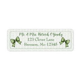 Clover & Bow セントパトリックデー ラベル