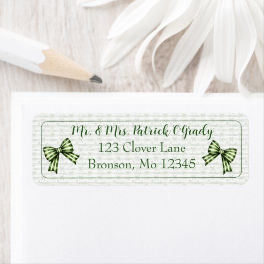 Clover & Bow St. Patrick’s Day  ラベル (インサイチュ)