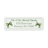 Clover & Bow St. Patrick’s Day  ラベル (正面)