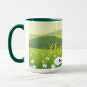 Clover Charm Dot マグカップ (左)