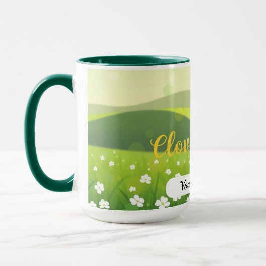 Clover Charm Dot マグカップ (左)