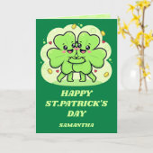 Clover Cuddles St. Patrick’s Day Card カード (黄色い花)