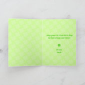 Clover Cutie St. Patrick’s Day Card カード (内部)