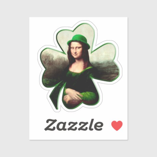 Clover Earring St. Patrick's Day シール (シート)