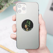 Clover Earring St. Patrick's Day シール (スマートフォン)