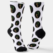 Clover Earring St. Patrick's Day ソックス (傾斜あり)