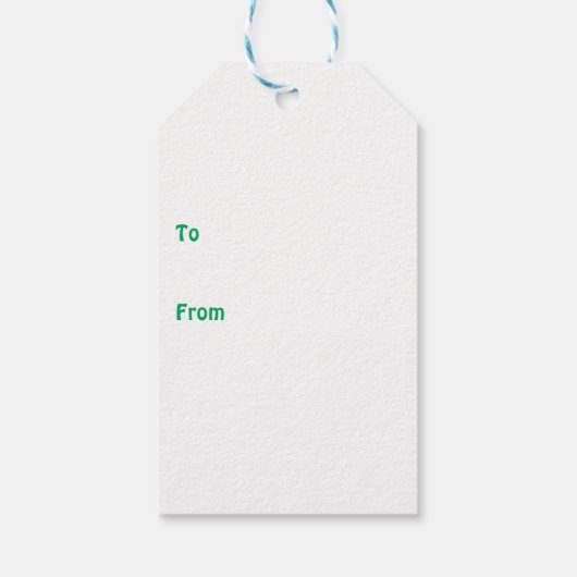 Clover Lovers Pizza St. Patrick’s Day ギフトタグ (裏面)