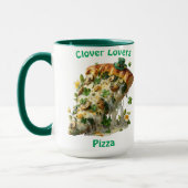 Clover Lovers Pizza St. Patrick’s Day マグカップ (左)