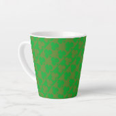 Clover Pattern カフェラテマグ (左アングル)