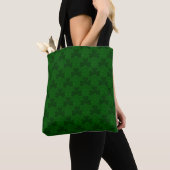Clover Pattern トートバッグ (クローズアップ)