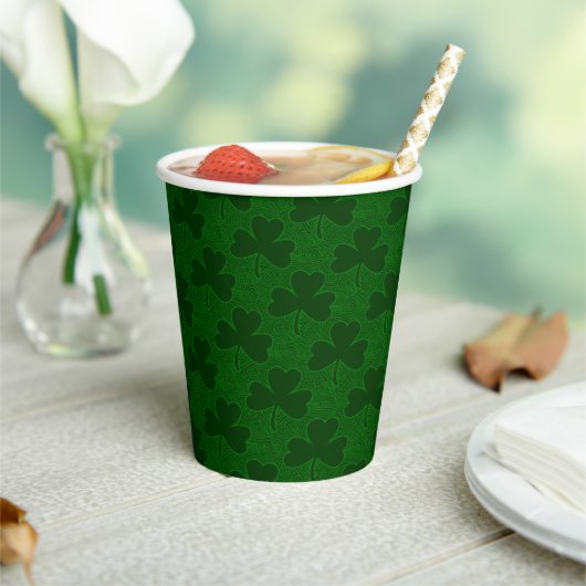 Clover Pattern Paper Cup 紙コップ (インサイチュ)