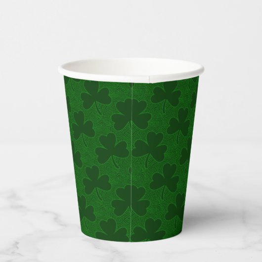 Clover Pattern Paper Cup 紙コップ (右)