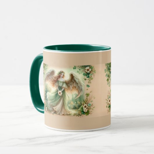 Clover Serenity Angel Coffee Cup Mug マグカップ (正面左)