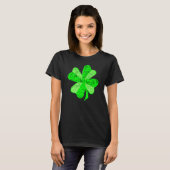 Clover Shamrock Funny St Saint Patrick's Day Tシャツ (正面フル)