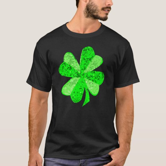 Clover Shamrock Funny St Saint Patrick's Day Tシャツ (正面)