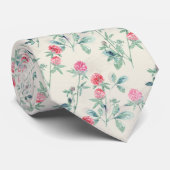 Clover, shamrock on beige. ネクタイ (ロール)